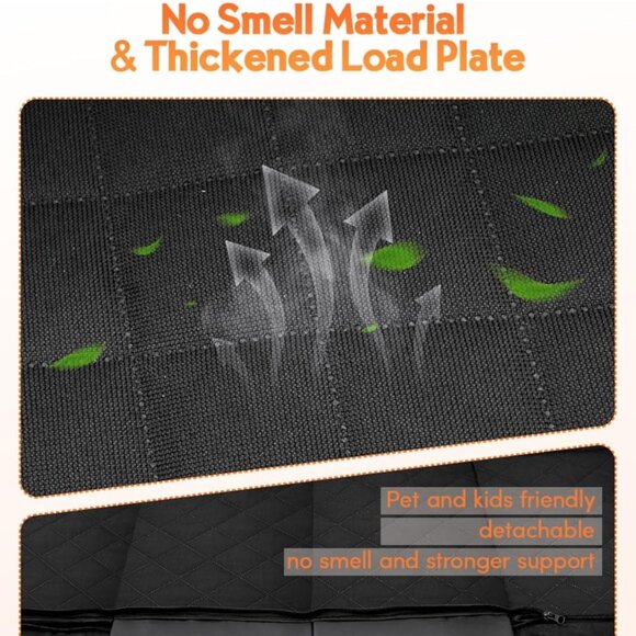 Keep Your Dog Safe in the Car – Hard-Bottom Backseat Extender 🐶🚗 - Picture 6 of 10